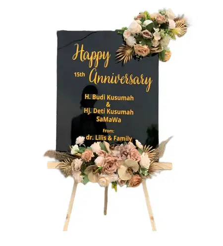 Papan Bunga Akrilik Cisaruni