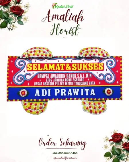 Papan Bunga Ucapan Selamat Cisaruni