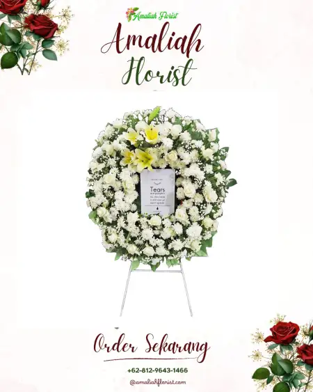 Krans Bunga Duka Cisaruni