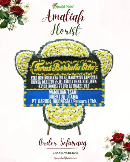 Papan Bunga Duka Cisaruni